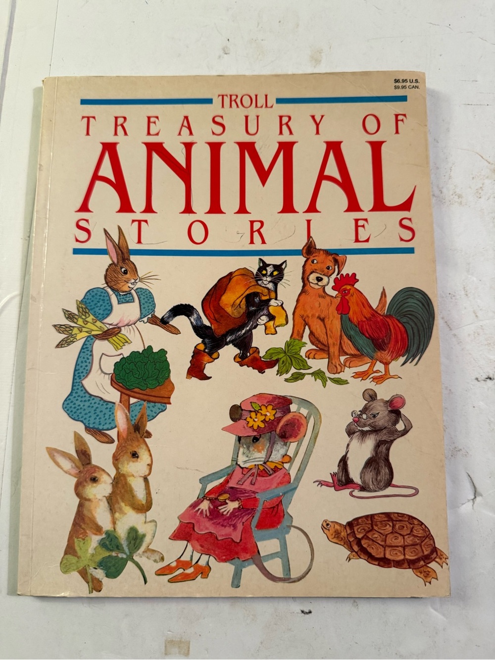 Trolls Treasury of Animal Stories – Red Title on Cream Cover